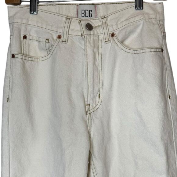 BDG Cowboy Jeans in Cream Size 27 - Picture 3 of 5